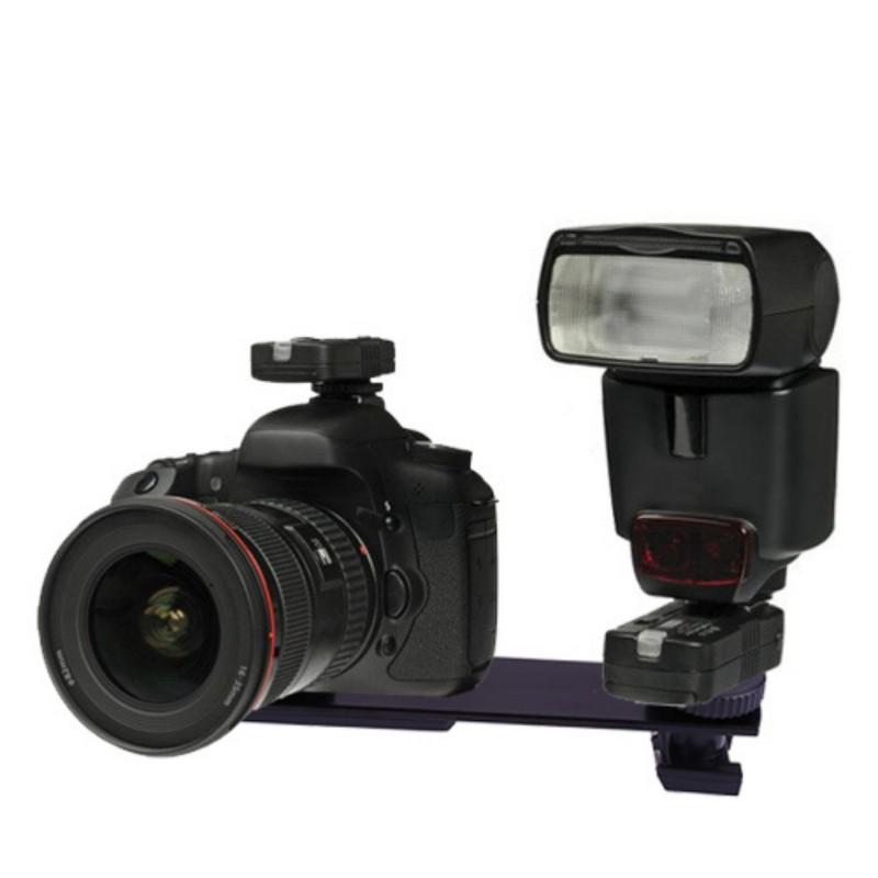 Tripod Head Plate Light Frame Straight Flash Bracket Camera Flashes Holders Accessories