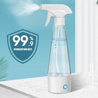 Water + salt homemade disinfectant, 99.9% Sterilization Rate Portable Disinfection Spray Sodium Hypochlorite Generator Used for indoor and public area disinfection 250ml