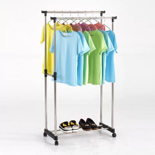 Double pole bar clothes hanger (1)