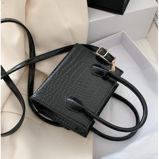 [wholesale]▽YZ Korean Fashion Shoulder Square croco Leather Ladies Women bag sling Yazi #2862 (5)