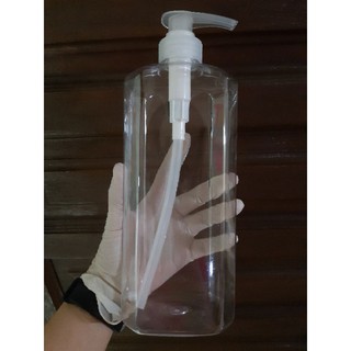 1 liter plastic bottle pump