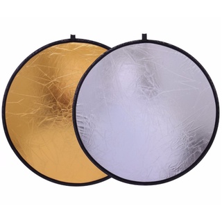 30cm Reflector Light Diffuser Photography Handhold Collapsible Portable Multi Disc 2 In1 Reflectors For Photo Studio Gold Silver