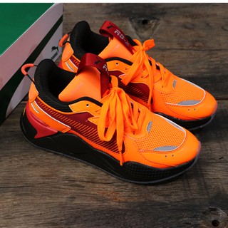 100% Original Puma RS-X Reinvention Retro Old Shoes Orange Sports Running Shoes For Men&Women