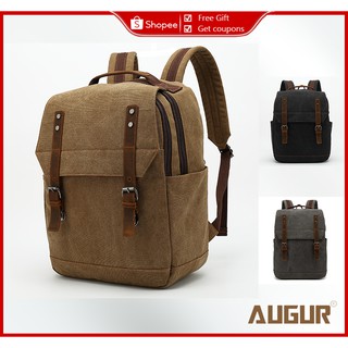 AUGUR brown business rucksack computer bag men's bag large-capacity outdoor travel backpack
