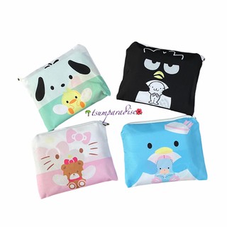 Foldable Shopping Bag Badtz Maru Pochacco Hello Kitty Tuxedosam Kerokeroppi My Melody Kuromi (3)