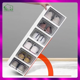 Candy Color Shoe Box Storage Organizer Foldable drawer Case Stockable Shoe rack with cover COD
