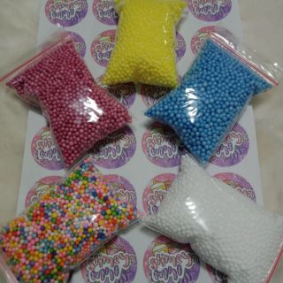 Styrofoam Beads (minimum order 100 pesos) for Slime Making & DIY mongo size