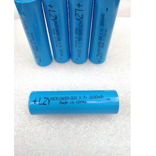 【Buy 1 GeT 1 Free】Lzy 18650 Battery 3000mAh Original Rechargeable Battery for mini fan flashlight