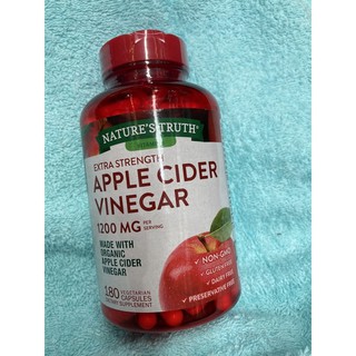 Nature Strength Apple Cider Vinegar 1200 mg, 180 capsules
