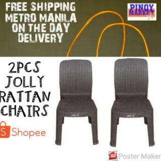 Rattan chairs on the day deliver metromanila