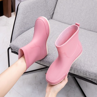 Student Rubber Shoes Rain Boots Female Korean Non-Slip Wear-Resistant Waterproof Shoes Women 'S Rain