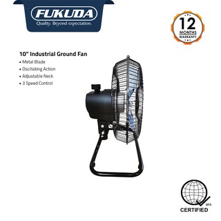 Fukuda FG108 10" Industrial Ground Fan Electric Fan (2)