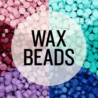 WAX BEADS FOR WAX SEAL 100 PCS | Set 1/4 - Flat Finish