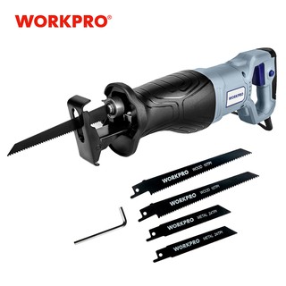 WORKPRO Electric Saw Reciprocating Saw for Wood Metal Plasitic Pipe 710W Cutting