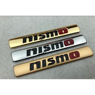 1 x Metal NISMO Logo Rear Side Emblem Badge Sticker Nissan (1)