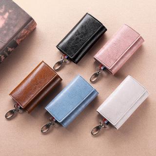 Lucky Ann ·Home Leisure Multi-function Key Case, Candy colors Coin Card Case Lacquered Waist Trailer Key Case