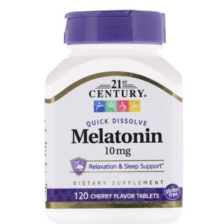 21st Century, Melatonin, Cherry Flavor, 5mg-plain or 10 mg-flavored