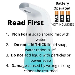 beauty❧◈Automatic Alcohol Dispenser Foam Dispenser Soap Induction Liquid Hand Sanitize Batter