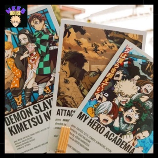 A6 Minimalist Anime Posters
