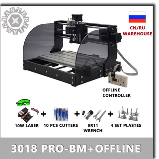 CNC 3018 PRO BM Laser Engraver Wood Router Machine + Offline Controller GRBL ER11 DIY Engraving Mach