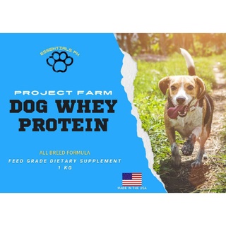 ☁Whey Protein for Dogs 2.2lb (1kg) Project Farm✷