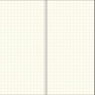 Plastic Cover Notebook (Grid/Blank) A5