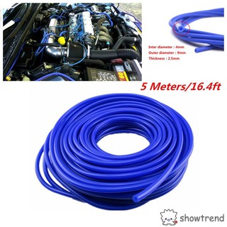 4mm Silicone Vacuum Tube Hose Tubing 16.4ft/5M for Car Cooling System