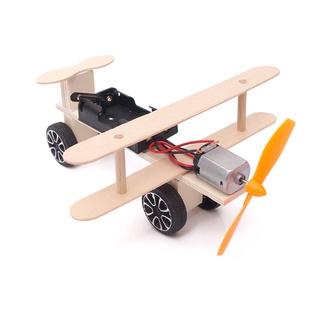 Assembly Taxiing Aircraft DIY Souptoys Wooden Model Building Block Kits Assembly Toy Gift for (3)