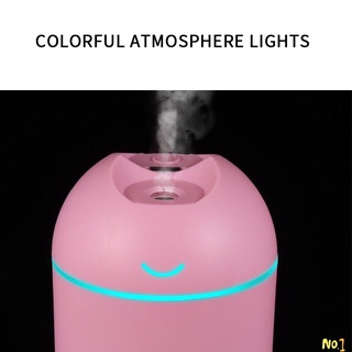 USB Portable Air Humidifer With LED Night Light Oil Diffuser Aromatherapy Humidifier Home Fragrance