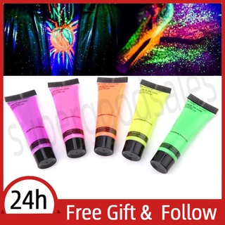 [Wholesale Price] 5PCS Glow in the Dark Acrylic Luminous Paint Bright Pigment (1)