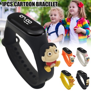 2021 Kid Watch Boy Kids Watch Girl Cute Cartoon Sports Waterproof Silicone Band LED Digital Wrist Watch