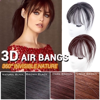 VVBK 3D Women Bangs Wig Hair Chemical Fiber Hair Replacement Natural Light Bangs Wig Piece With Clips For Ladies Girls