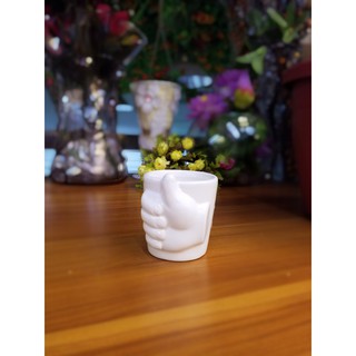 White ceramic flower vase LS19417 Decorative For Living Room, Home Decor, Office, Centerpiece