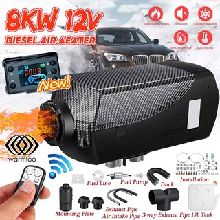Car Heater 8KW 12V Air Diesels Heater Parking Heater With Remote Control LCD Monitor for RV, Motorho