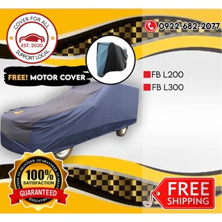 MITSUBISHI FB L200 * TOYOTA HILUX DELIVERY VAN WATER REPELLANT COVER WITH FREE MOTOR COVER