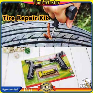 car∏【ToolMaster】6Pcs Car Tire Repair Tool Kit For Tubeless Emergency Tyre Fast U-295