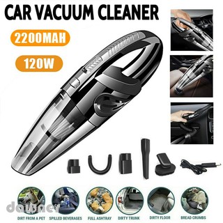 24 hours delivery Car Vacuum Cleaner 120W Handheld Vacuum Cleaner High Power Quick Cleaning Dry Wet