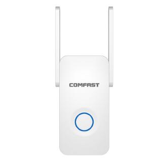 [ready stock] COMFAST WiFi Repeater Router 1200Mbps 2.4GHz 5GHz Dual Band Wireless Range Extender Lwiv