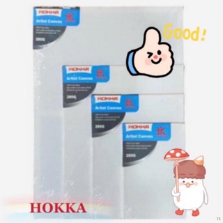 ✸HOKKA Primed Canvas Board Painting Plain with Wooden Frame (4 Sizes)
