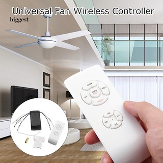 ☆BIG☆Universal Ceiling Fan Lamp Remote Control Kit Timing Wireless Receiver Home Tool