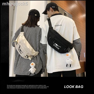 ℗۩✕Hongxing Erke Men s and women s chest bag casual small backpack female student trend sports messe