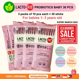 [READY] LACTOFIT Probiotic Baby 30 pcs Lacto Fit Korea + FREE Bonus Gift