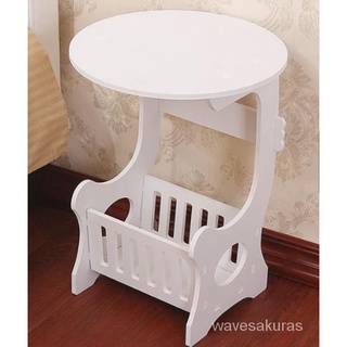 Side Tables Furniture Tea Table Wood Plastic Bedside Table Small Round Carved Table BrkO