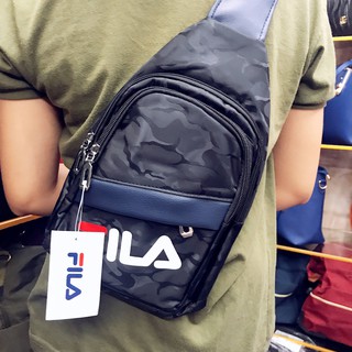 Fila Canvas chest bag INS super fire wild diagonal men's bag Unisex bag casual shoulder #9023