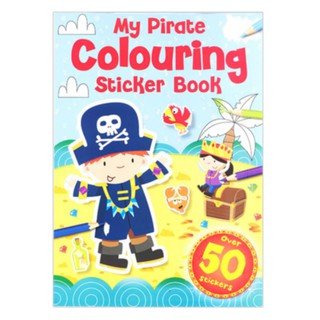 My Pirate Colouring Sticker Book