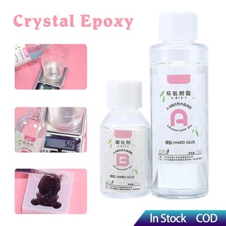 Transparent Resin Epoxy High Adhesive 3:1 A&B DIY Crystal Glue Jewelry Making Crafts Resists Yellow