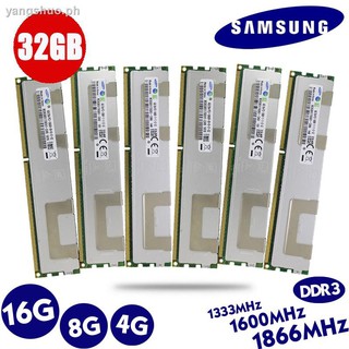 △♙Samsung Server memory DDR3 8GB 16GB PC3-10600R 1333MHz ECC REG Register RAMS DIMM RAM 240pin 10600 8G radiatormotherboardmobo