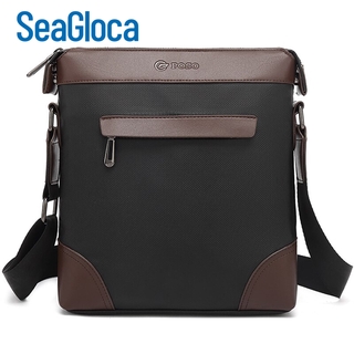 Seagloca 9.7 Inch Vintage Multi-Function Men Crossbody Waterproof Messenger Bag