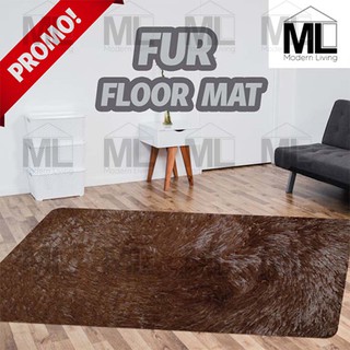 120 cm x 80 cm Large Super Soft Faux Fur Floor Mat Rug for Home Decor
