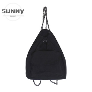 Sunny Sunny 2022 NEW ARRIVAL Korean Minimalist Waterproof Stylish Drawstring Shoulder Bag Backpack